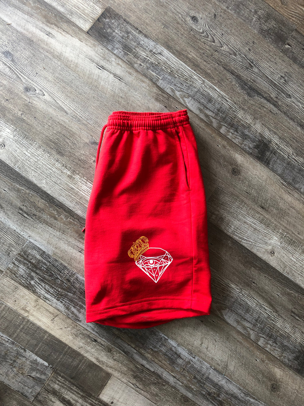 Kings Diamond fleece gym shorts