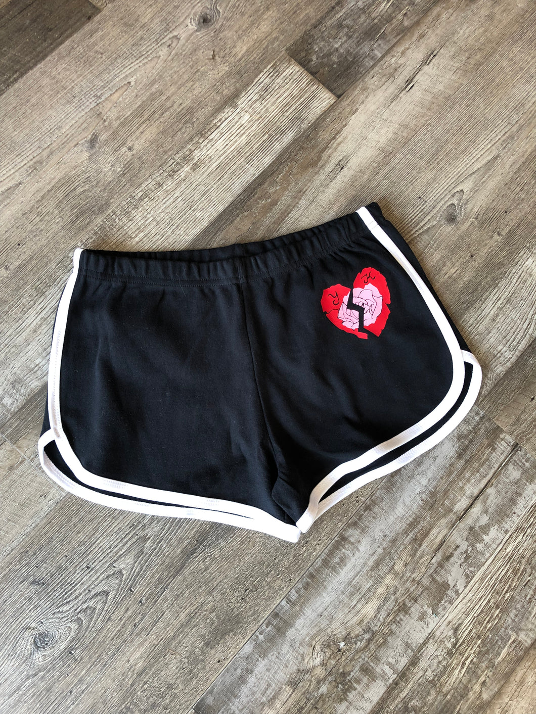 Heartbreaker Black/White shorts